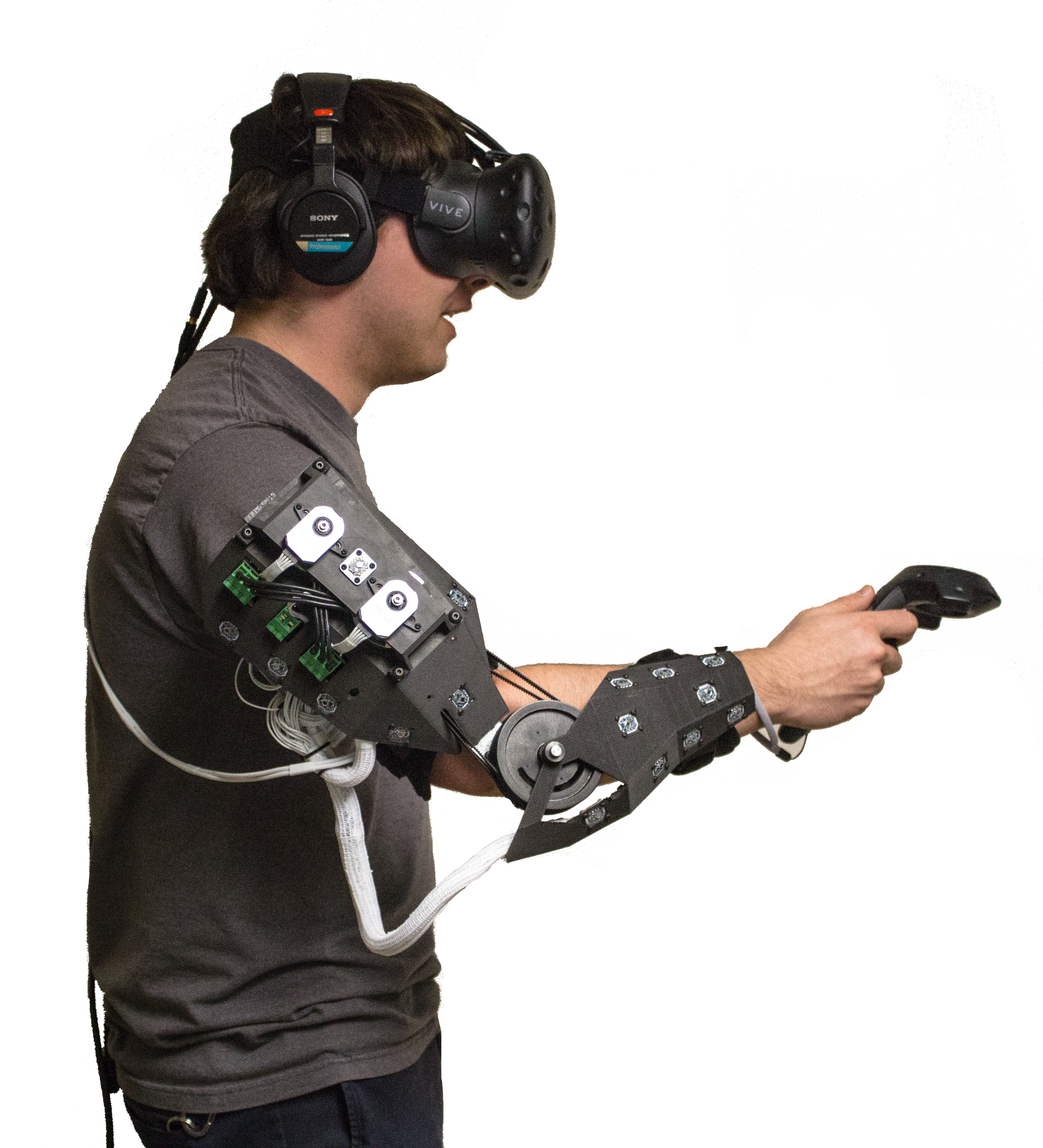 VR user testing session